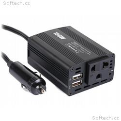 EUROCASE měnič napětí AC, DC 12V, 230V, 150W, USB