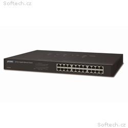 PLANET GSW-2401 Switch 24x 10, 100, 1000, kov, rac