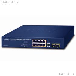 Planet GS-4210-8P2S L2 switch, 8x1Gb, 2x 1Gb SFP, 