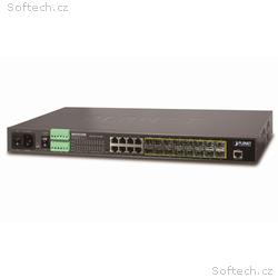 Planet MGSW-24160F Metro L3 switch, 8x 1Gb, 16x1Gb