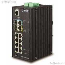Planet IGS-5225-8T2S2X průmyslový switch, 8x1Gb, 2