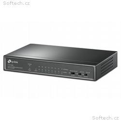 TP-Link TL-SF1009P, 9-portový PoE switch, 8x PoE+