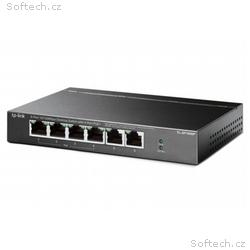 TP-Link TL-SF1006P, 6-portový PoE switch, 4x PoE+