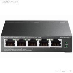 TP-Link TL-SG105MPE Easy Smart Switch, 5x GLAN, 4x