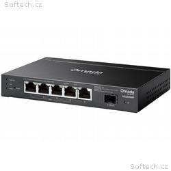 TP-Link SG2206MP 6-Port Gigabit Switch, 4x Gigabit