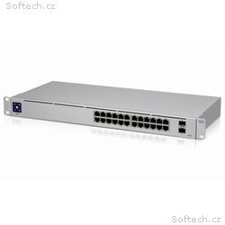 Ubiquiti UniFi Switch 24 - 24x GbE, 2x SFP, Fanles
