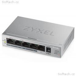 Zyxel GS1005-HP, 5 Port Gigabit PoE+ unmanaged des