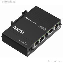 Teltonika TSW114 průmyslový switch 5x GE, integrov