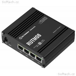 Teltonika RUTM08 průmyslový router, 3x Gbit LAN, 1