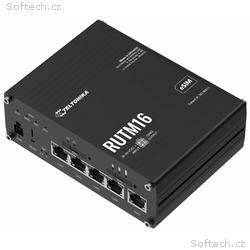 Teltonika RUTM16 průmyslový router 4x LAN, 1x WAN,