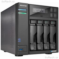 Asustor NAS AS6704T, 4x 2,5", 3,5" SATA III, Celer