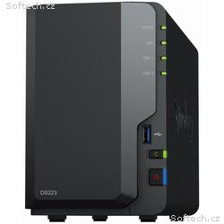 Synology DS223 2x SATA, 2GB RAM, 3x USB 3.2, 1x Gb