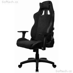 AROZZI herní židle AVANTI Soft Fabric Pure Black, 