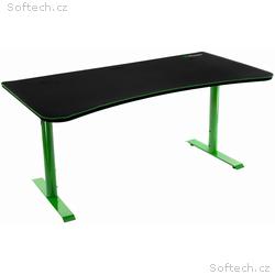 AROZZI herní stůl ARENA Gaming Desk, černozelený