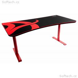 AROZZI herní stůl ARENA Gaming Desk, černočervený