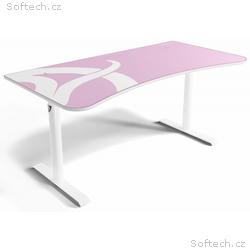 AROZZI herní stůl ARENA Gaming Desk White Pink