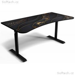 AROZZI herní stůl ARENA Gaming Desk Black Gold