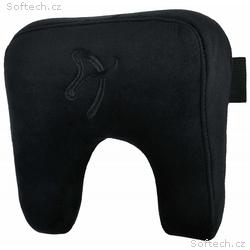AROZZI Neck Pillow Velvet Black, ergonomický polšt