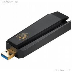 MSI WiFi USB adaptér AXE5400, WiFi 6E