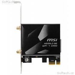 MSI WiFi PCIe adaptér HERALD BE9400 WI-FI 7, PCI-E