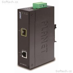 Planet IFT-805AT optický konvertor, SFP, DIN, IP30