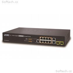 Planet GS-5220-8P2T2S L3 switch, 10x1Gb, 2x1Gb SFP