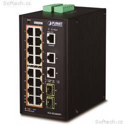 Planet IGS-20160HPT L3 switch, 18x1Gb, 2x2.5Gb SFP