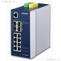 Planet IGS-12040MT L3 switch, 8x1Gb, 2x1Gb SFP, 2x