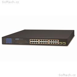 Planet GSW-2620VHP PoE switch, 24x1Gb + 2xSFP 1Gb,