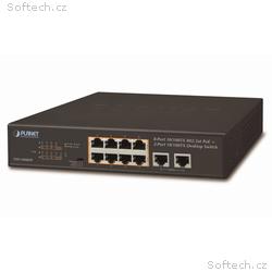 Planet FSD-1008HP PoE switch 10x 100Mb, 8xPoE 802.