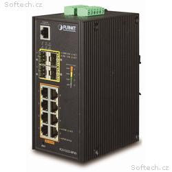 Planet IGS-5225-8P4S průmyslový L3 switch, 8x1Gb, 