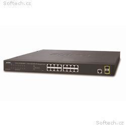 Planet GS-4210-16T2S L2 switch, 16x 1Gb, 2x 1Gb SF