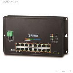 Planet WGS-4215-16P2S plochý L4 switch, 16x1Gb, 2x