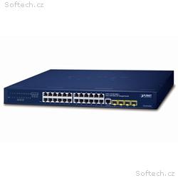 Planet GS-4210-24T4S L2 switch, 24x1Gb, 4x1Gb SFP,