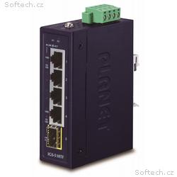 Planet IGS-510TF Průmyslový Switch 4x 1000Base-t, 
