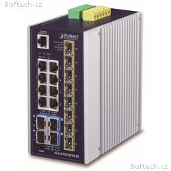 Planet IGS-6325-8T8S4X průmyslový L3 switch, 8x1Gb