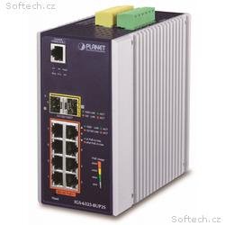Planet IGS-6325-8UP2S průmyslový L3 switch, 8x1Gb,