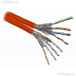 PLANET kabel FTP, drát, Cat 5e, fyzicky 6A, 4p, LS