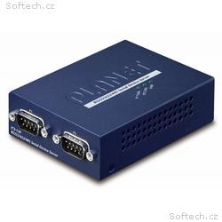 PLANET konvertor RS-232, 422, 485 na IP, 2x COM, 1