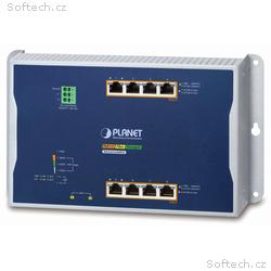 Planet WGS-4215-8HP2S plochý L4 switch, 8x1Gb, 2x1