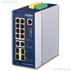 Planet IGS-5225-8P2T4S průmyslový L3 switch, 8x1Gb