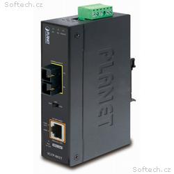 Planet IGTP-802T konvertor RJ45, SC, 1Gbps, PoE in