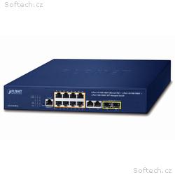 Planet GS-4210-8P2C L2 switch, 10x1Gb, 2x1Gb SFP, 