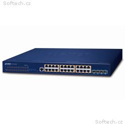 Planet SGS-6310-24P4X L3 switch, 24x1Gb, 4x10Gb SF
