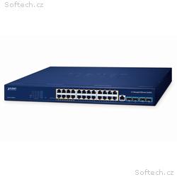 Planet GS-6311-24HP4X L3 switch, 24x1Gb, 4x10Gb SF