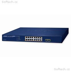 Planet GS-2210-16P2S WEBsmart L2 switch, 16x1Gb, 2