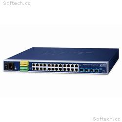 Planet IGS-R4215-24T4X průmyslový L2, L4 switch, 2