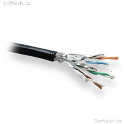 PLANET kabel SFTP, drát, Cat 6A, 4p, 500MHz, PE ve