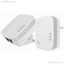 STRONG sada 2 adaptérů Powerline WI-FI 600 DUO MIN