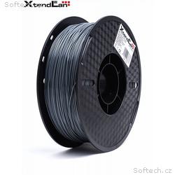 XtendLAN TPU filament 1,75mm průhledný šedý 1kg